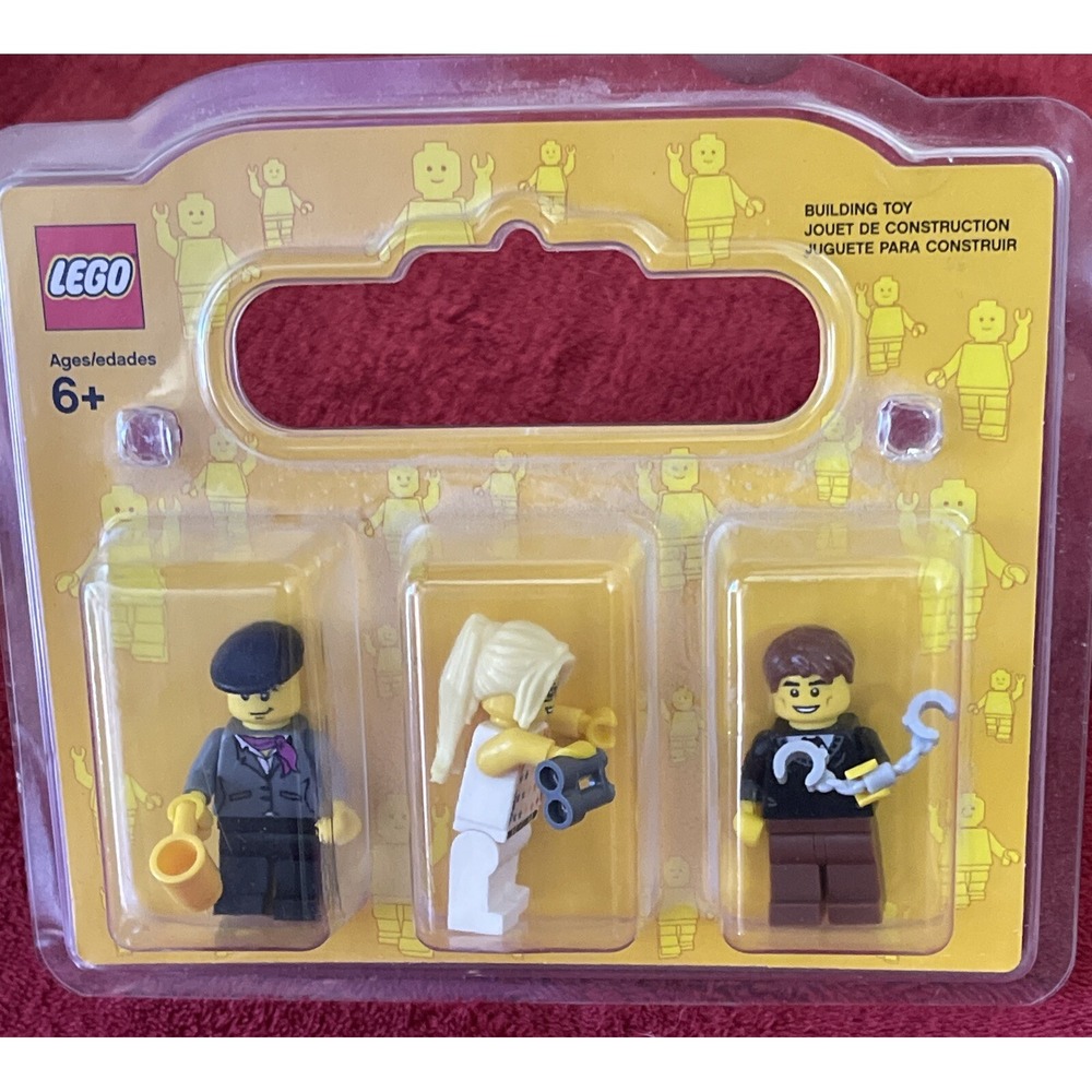 LEGO Minifigure 3-Pack 852766 City People with Binoculars Mug Handcuffs‎ New